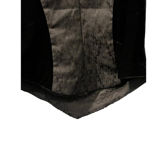 Zoe California Vintage 90's Silk Velvet Sequins Top Size Medium Festival Goth - Picture 8 of 8